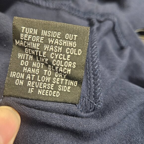 Harper & Ivy L Dark Blue "Not Today" long sleeve T-Short, 95% Cotton, 5% Spandex - Picture 4 of 7
